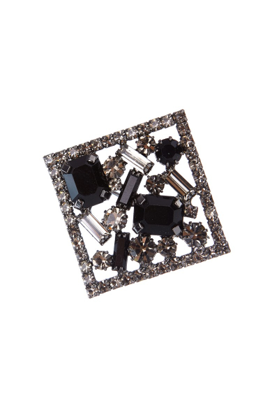 Elegantní krystalová brož