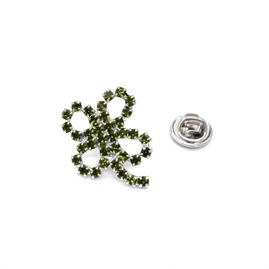 Brož / pin čtyřlístek pro štěstí