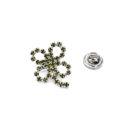 Brož / pin čtyřlístek pro štěstí