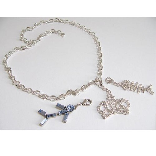 náhrdelník, stříbrná galvanizace