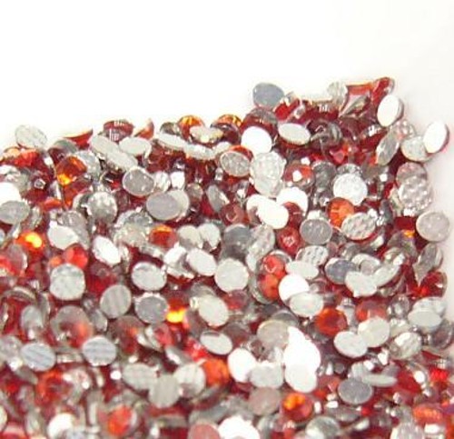 extra růže hotfix, nažehlovací, balení 144 ks, 4 mm, sv. siam