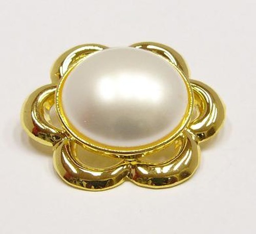 štrasový knoflík, galvanizace: zlatá galvanizace