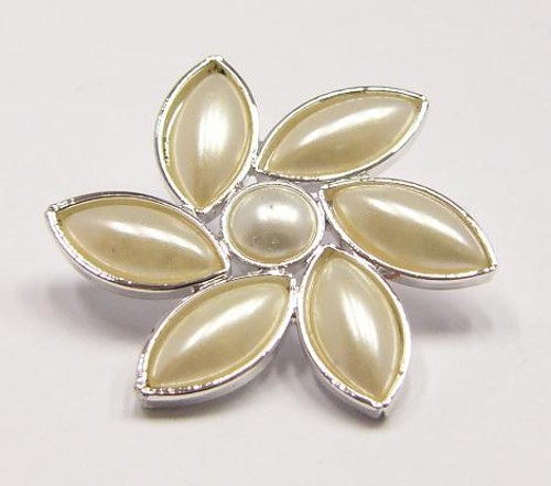 štrasový knoflík, galvanizace: stříbrná galvanizace