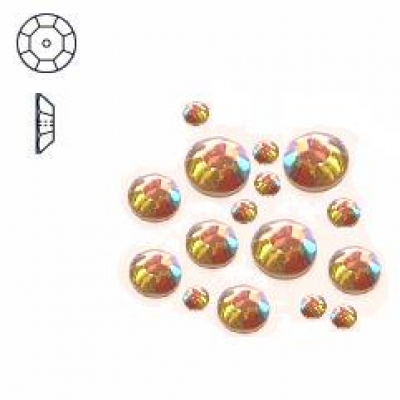 píchané “loch” mc růže - našívací kamínky, balení 144ks,  8mm