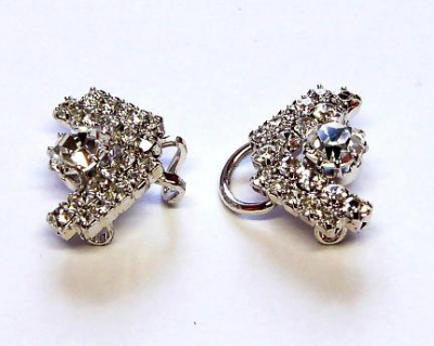 oděvní spona - štrasová aplikace