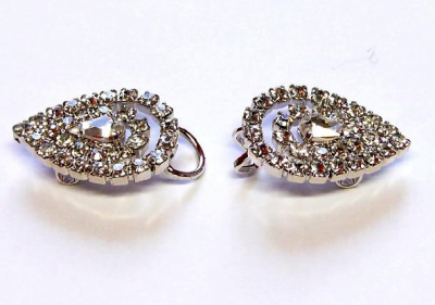 oděvní spona - štrasová aplikace