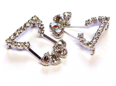 oděvní spona - štrasová aplikace