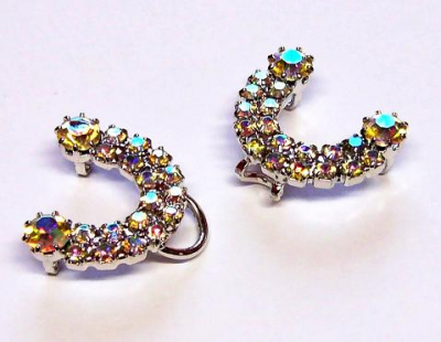 oděvní spona - štrasová aplikace