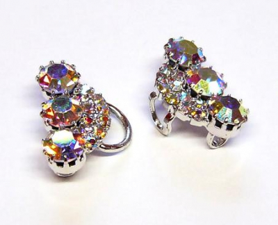 oděvní spona - štrasová aplikace