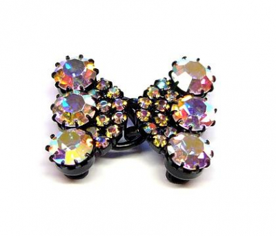 oděvní spona - štrasová aplikace