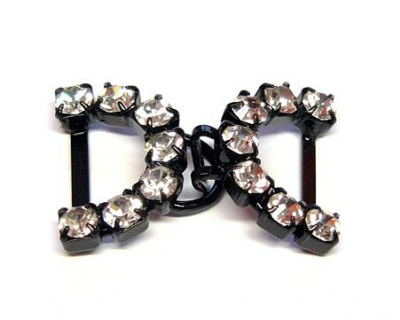 oděvní spona - štrasová aplikace