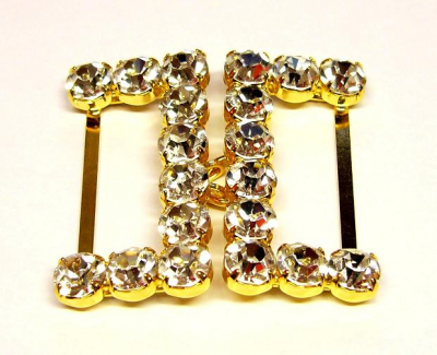 oděvní spona - štrasová aplikace