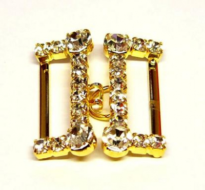 oděvní spona - štrasová aplikace