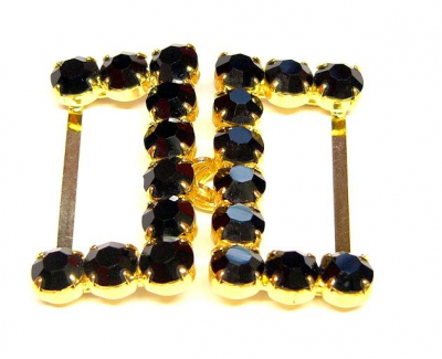 oděvní spona - štrasová aplikace