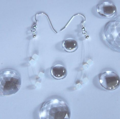 svatební náušnice ze sluníček