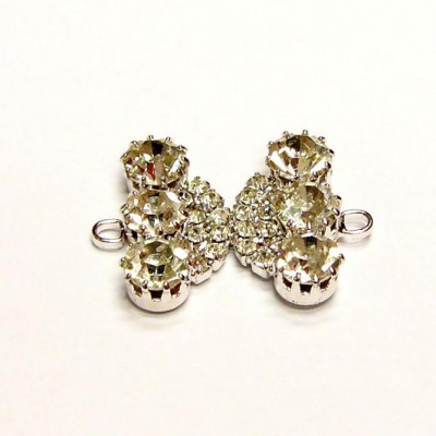 zkracovač - štrasová textilní aplikace