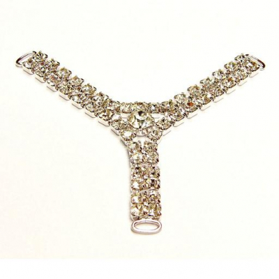 zkracovač - štrasová textilní aplikace