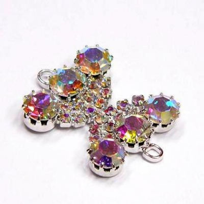 zkracovač - štrasová textilní aplikace