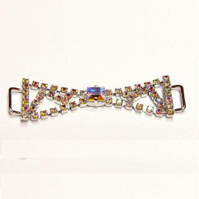 zkracovač - štrasová textilní aplikace