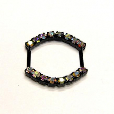 zkracovač - štrasová textilní aplikace